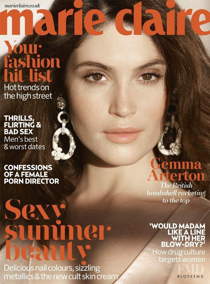 Gemma Arterton featured on the Marie Claire UK cover from June 2013