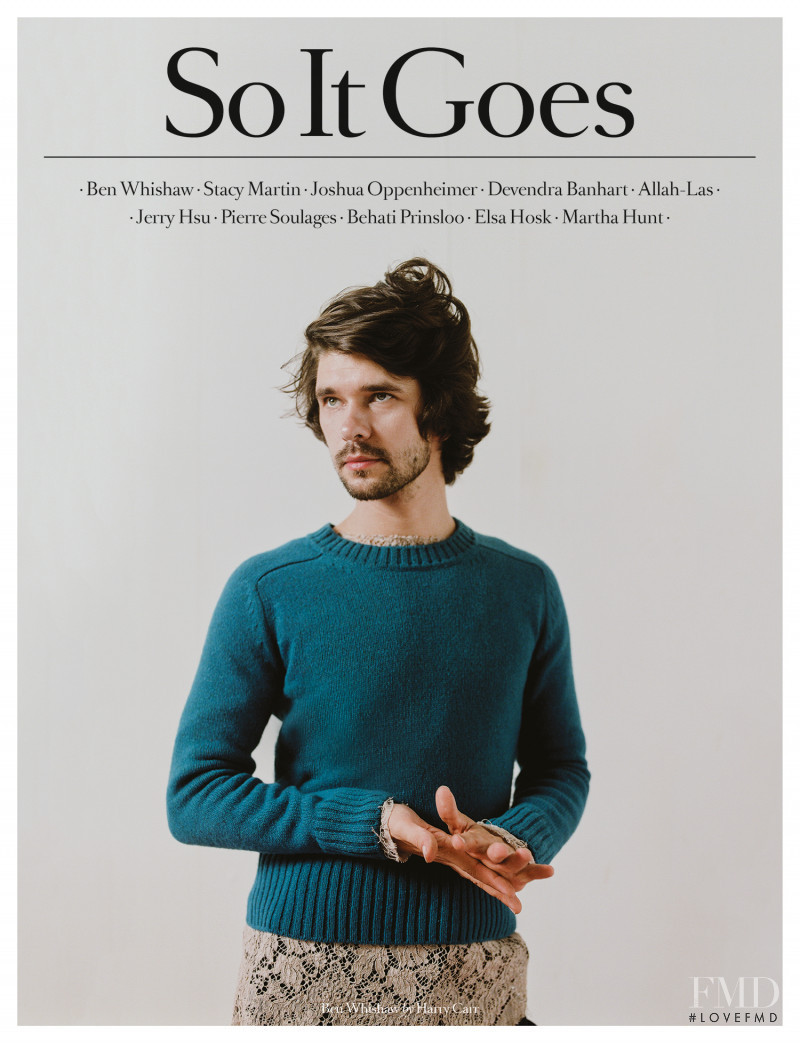 Ben Whishaw featured on the So It Goes cover from December 2015
