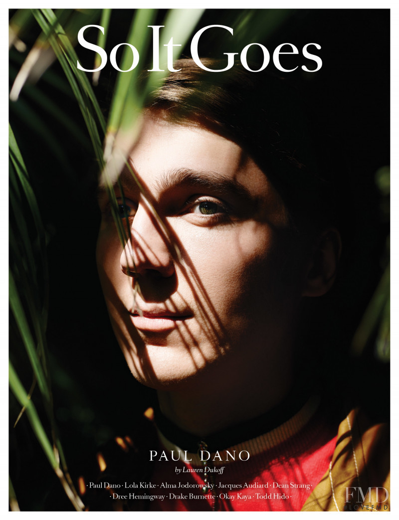 Paul Dano featured on the So It Goes cover from April 2016