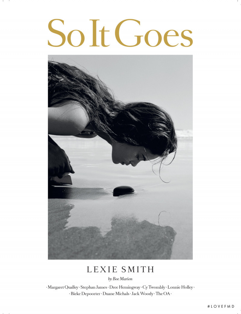  featured on the So It Goes cover from April 2019