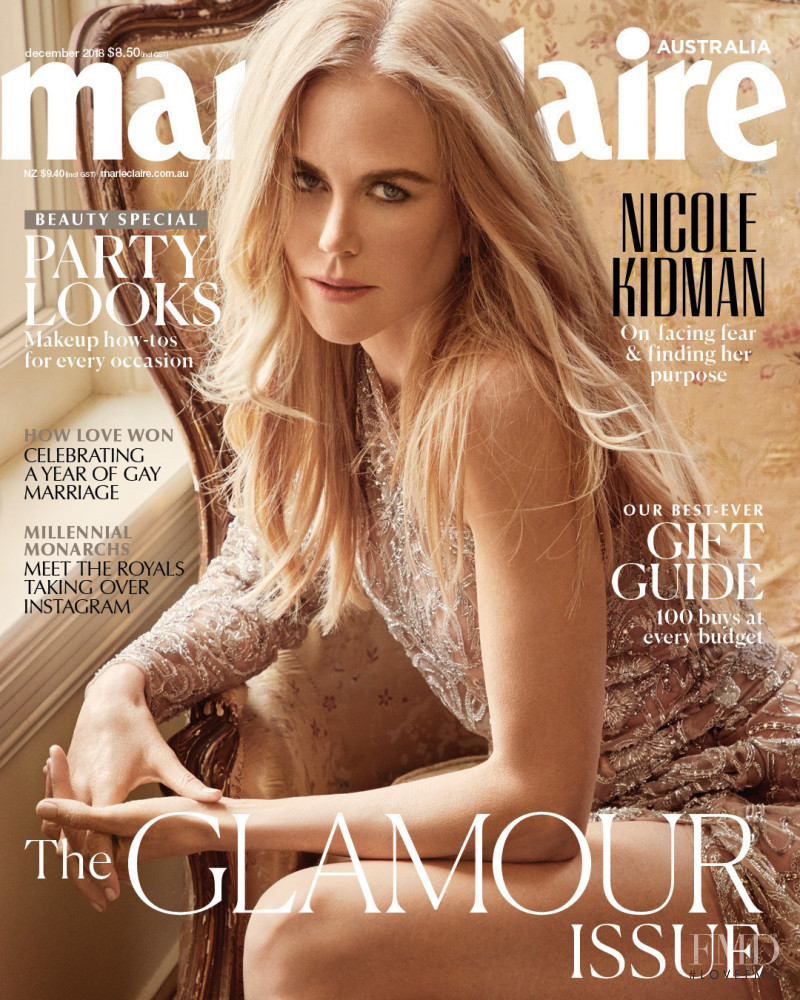  featured on the Marie Claire Australia cover from December 2018