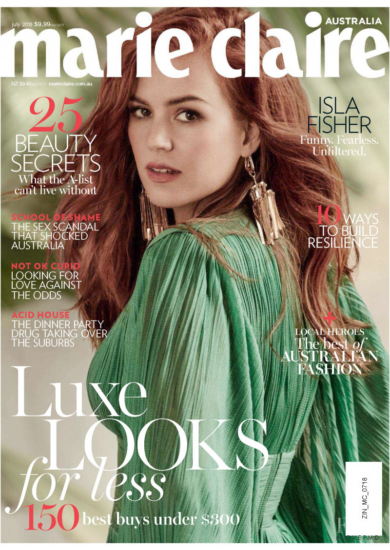  featured on the Marie Claire Australia cover from July 2018