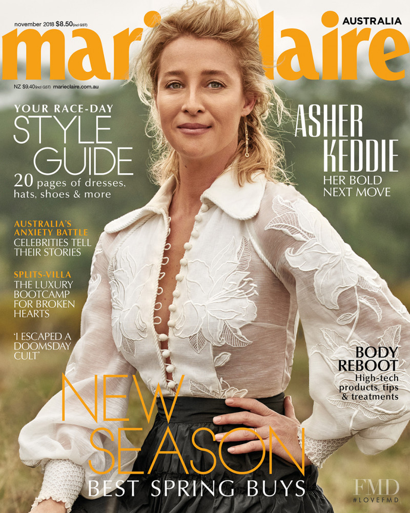  featured on the Marie Claire Australia cover from November 2018