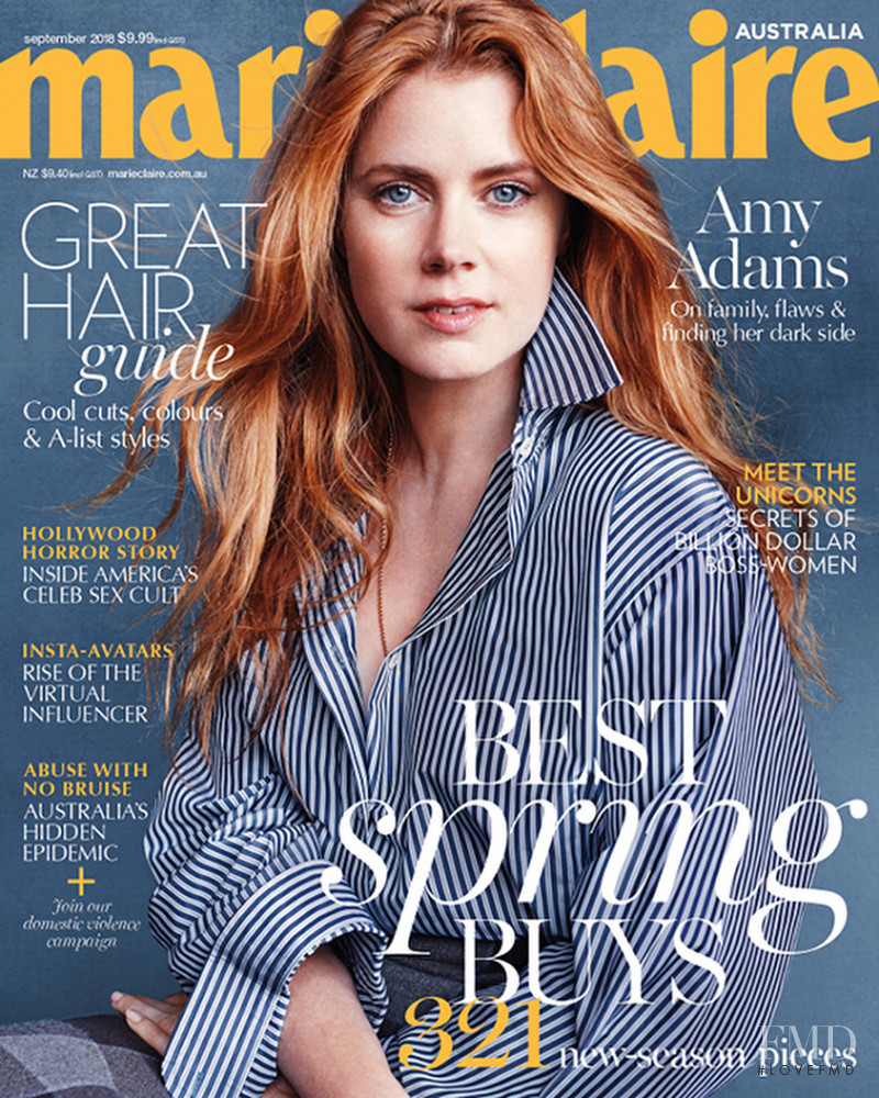  featured on the Marie Claire Australia cover from September 2018