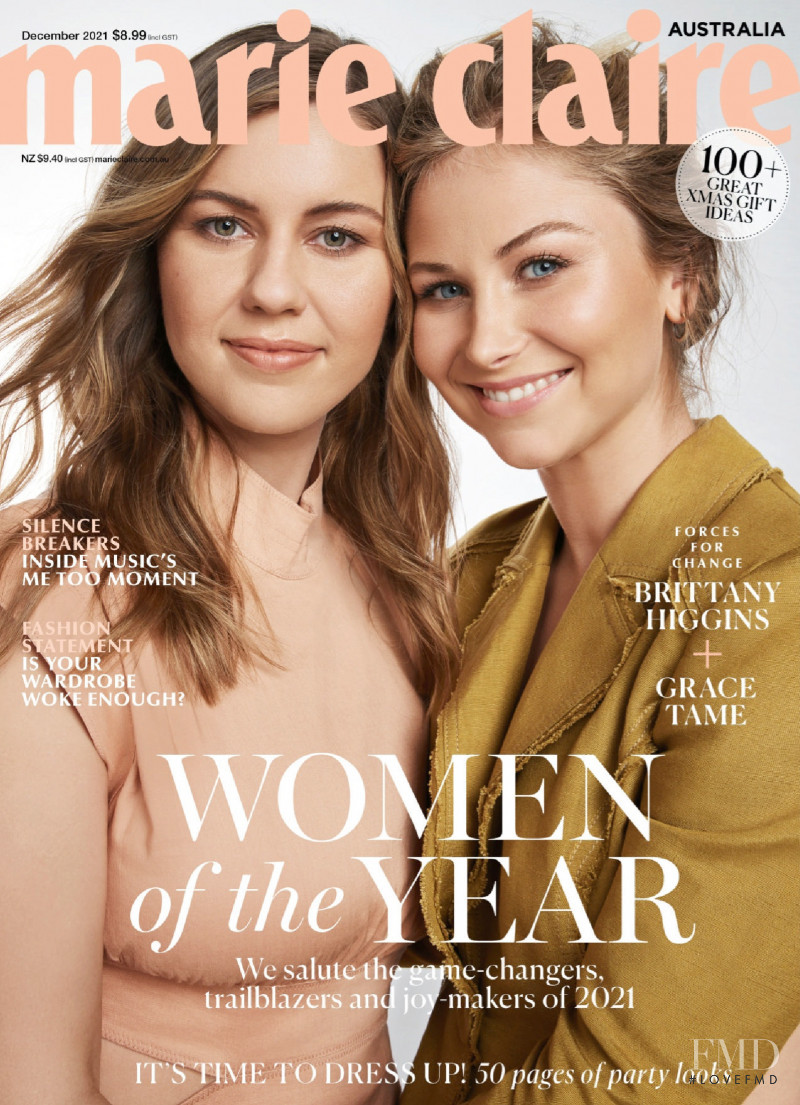  featured on the Marie Claire Australia cover from December 2021