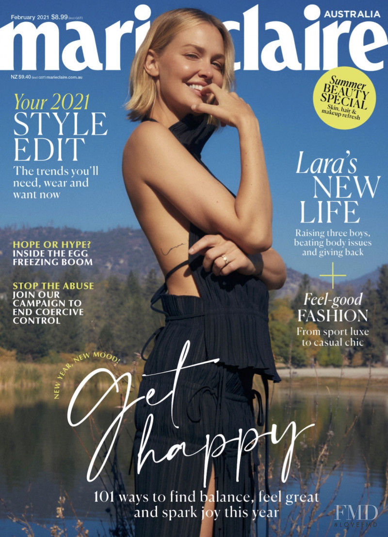  featured on the Marie Claire Australia cover from February 2021