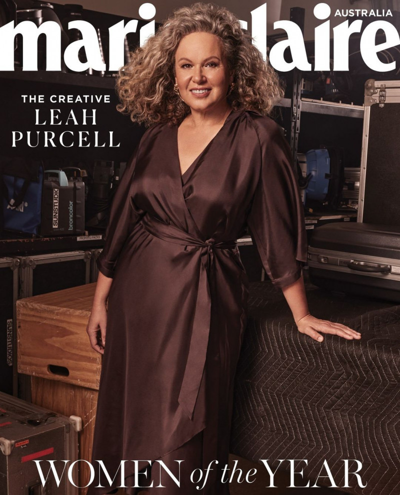 Leah Purcell featured on the Marie Claire Australia cover from December 2022