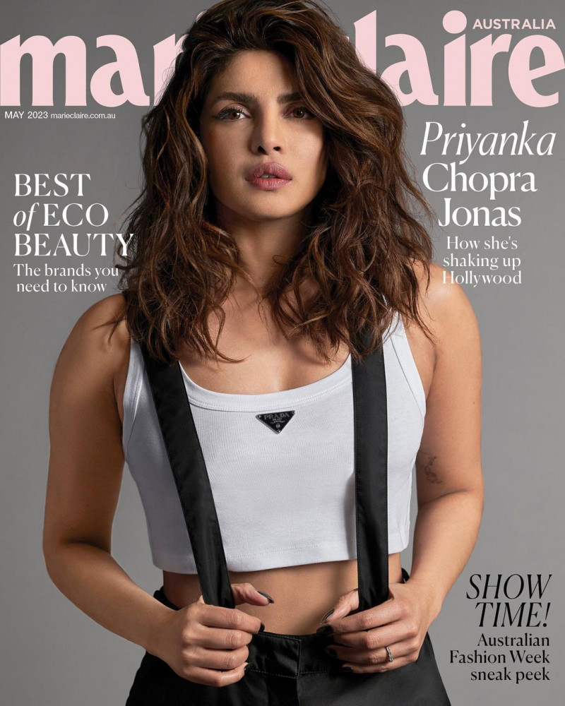 Priyanka Chopra Jonas featured on the Marie Claire Australia cover from May 2023