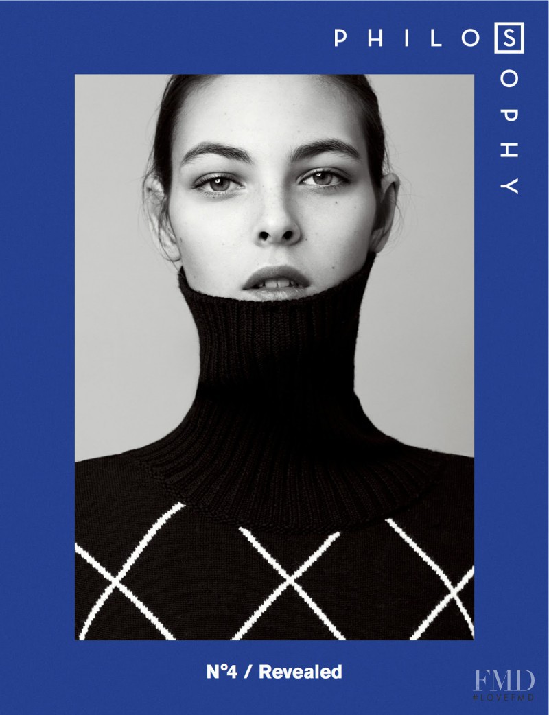 Vittoria Ceretti featured on the Philosophy cover from September 2014