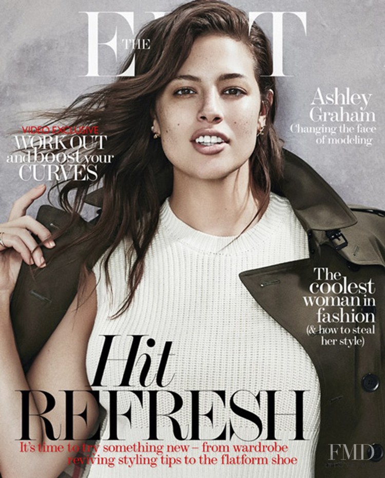 Ashley Graham featured on the The Edit cover from December 2014