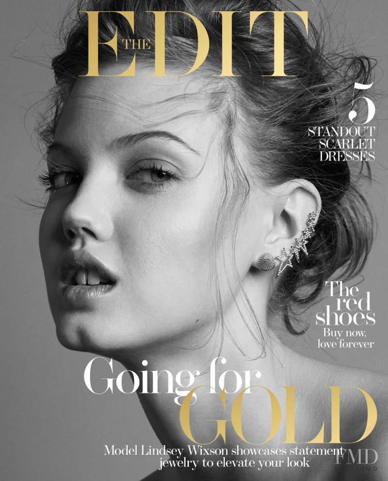 Lindsey Wixson featured on the The Edit cover from December 2014