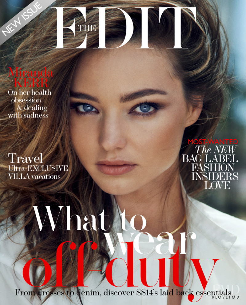 Miranda Kerr featured on the The Edit cover from June 2014
