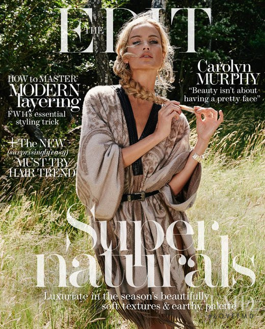 Carolyn Murphy featured on the The Edit cover from September 2014