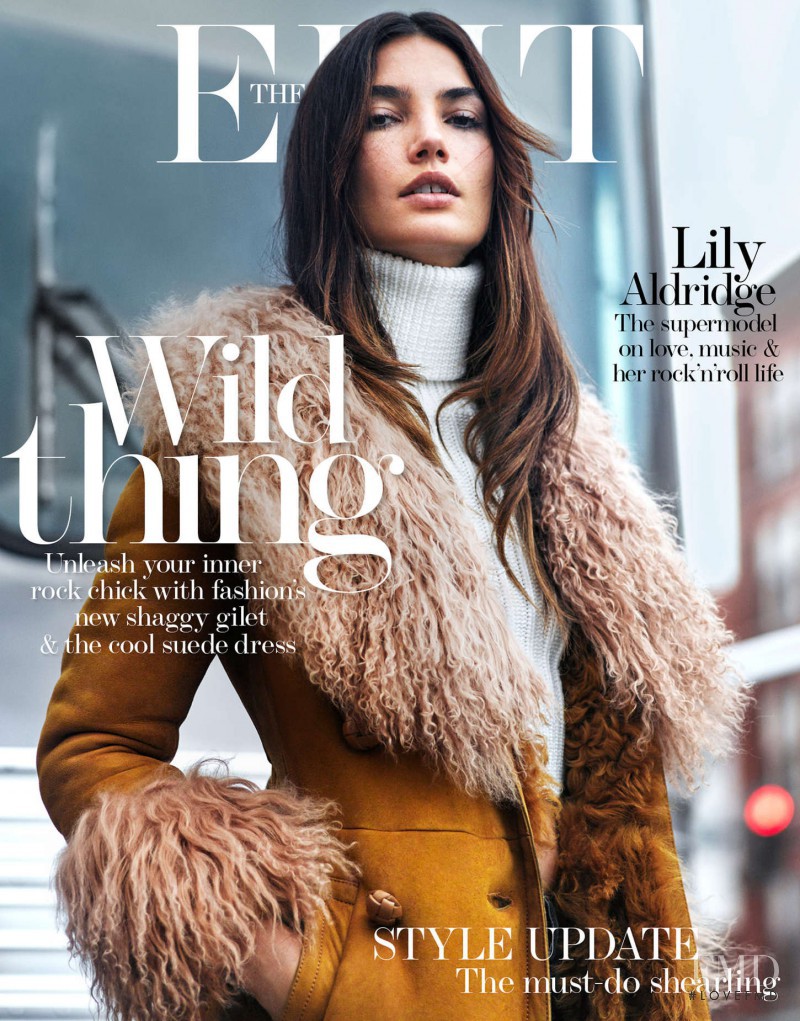 Lily Aldridge featured on the The Edit cover from August 2015
