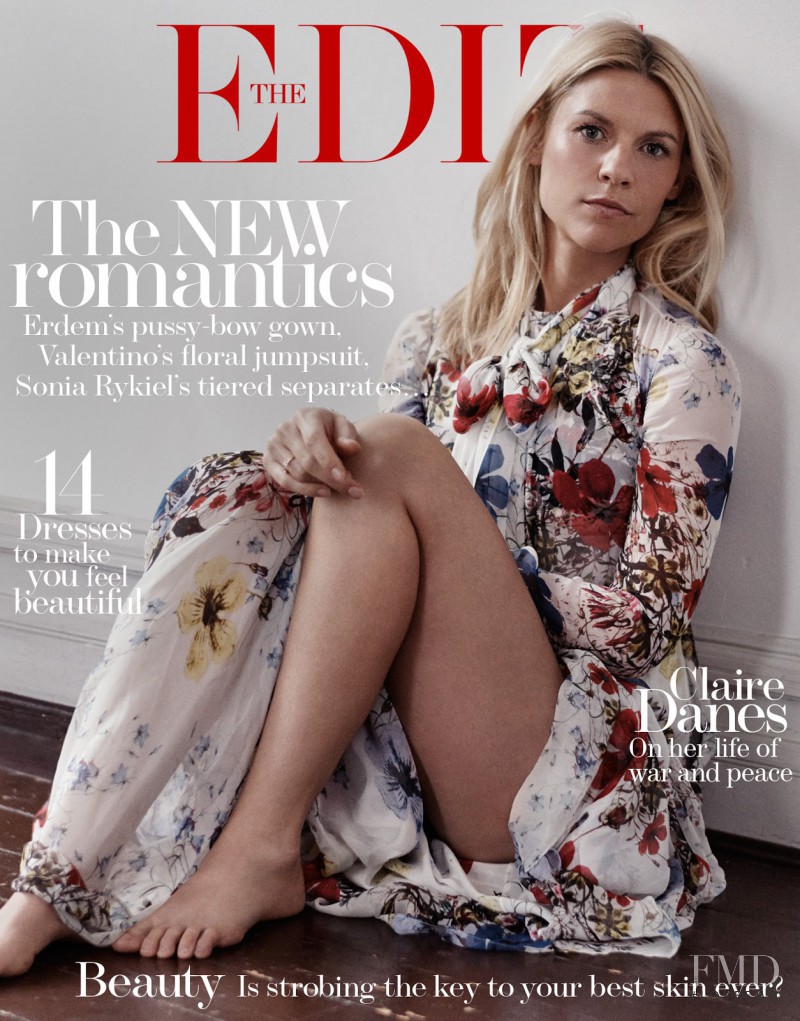 Claire Danes featured on the The Edit cover from December 2015