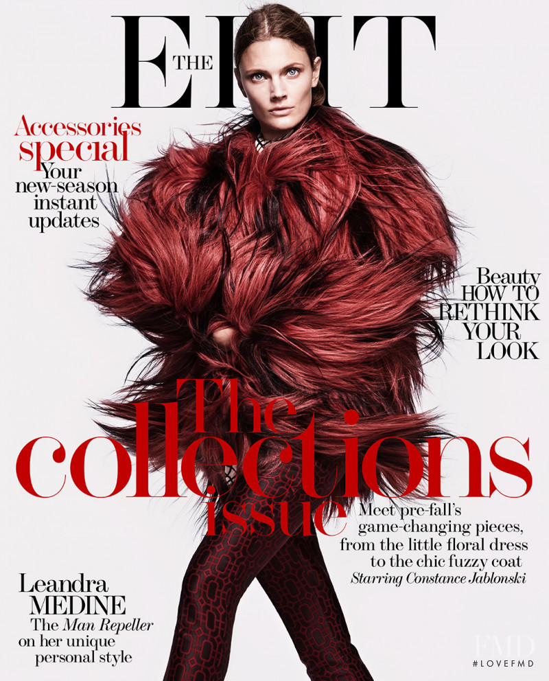 Constance Jablonski featured on the The Edit cover from July 2015