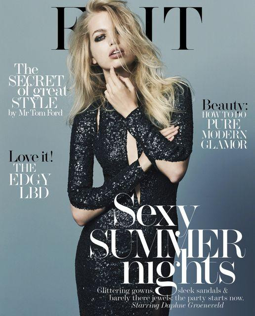 Daphne Groeneveld featured on the The Edit cover from July 2015