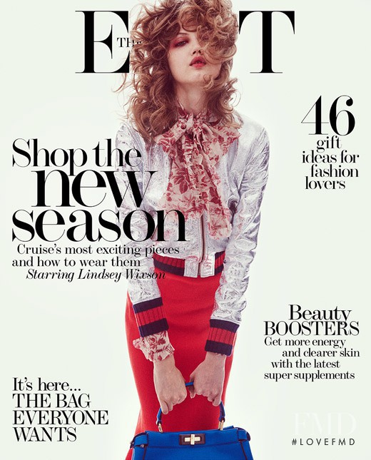 Lindsey Wixson featured on the The Edit cover from November 2015