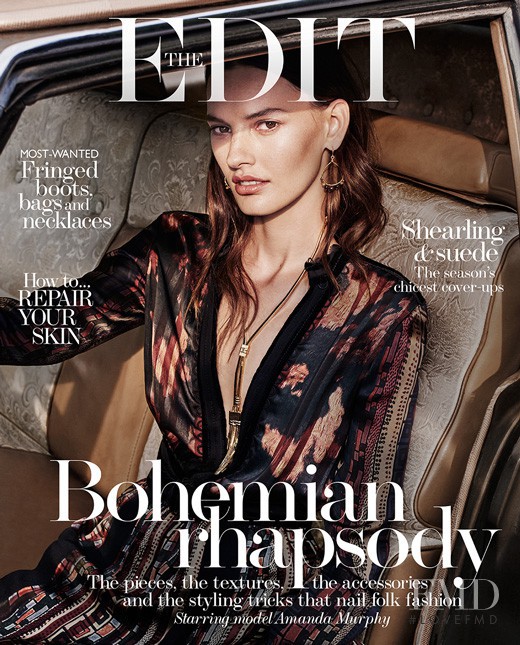 Amanda Murphy featured on the The Edit cover from October 2015