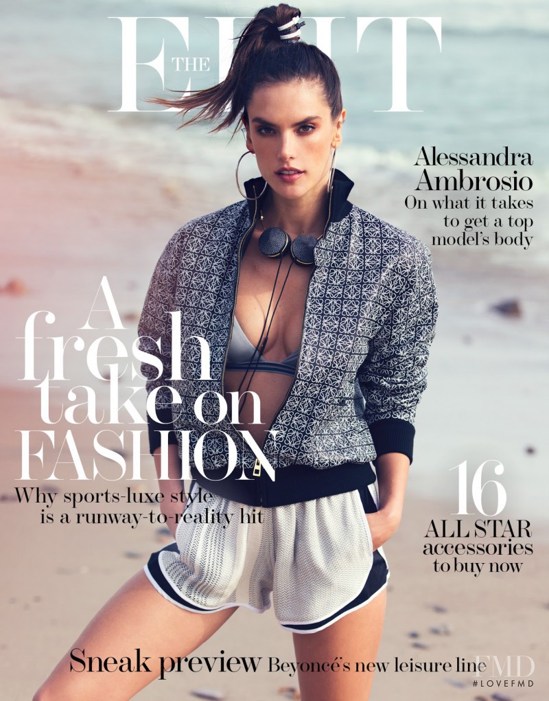 Alessandra Ambrosio featured on the The Edit cover from April 2016