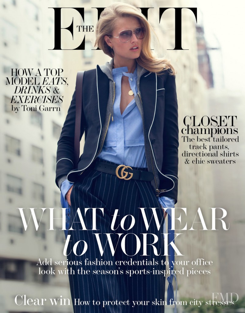 Toni Garrn featured on the The Edit cover from August 2016