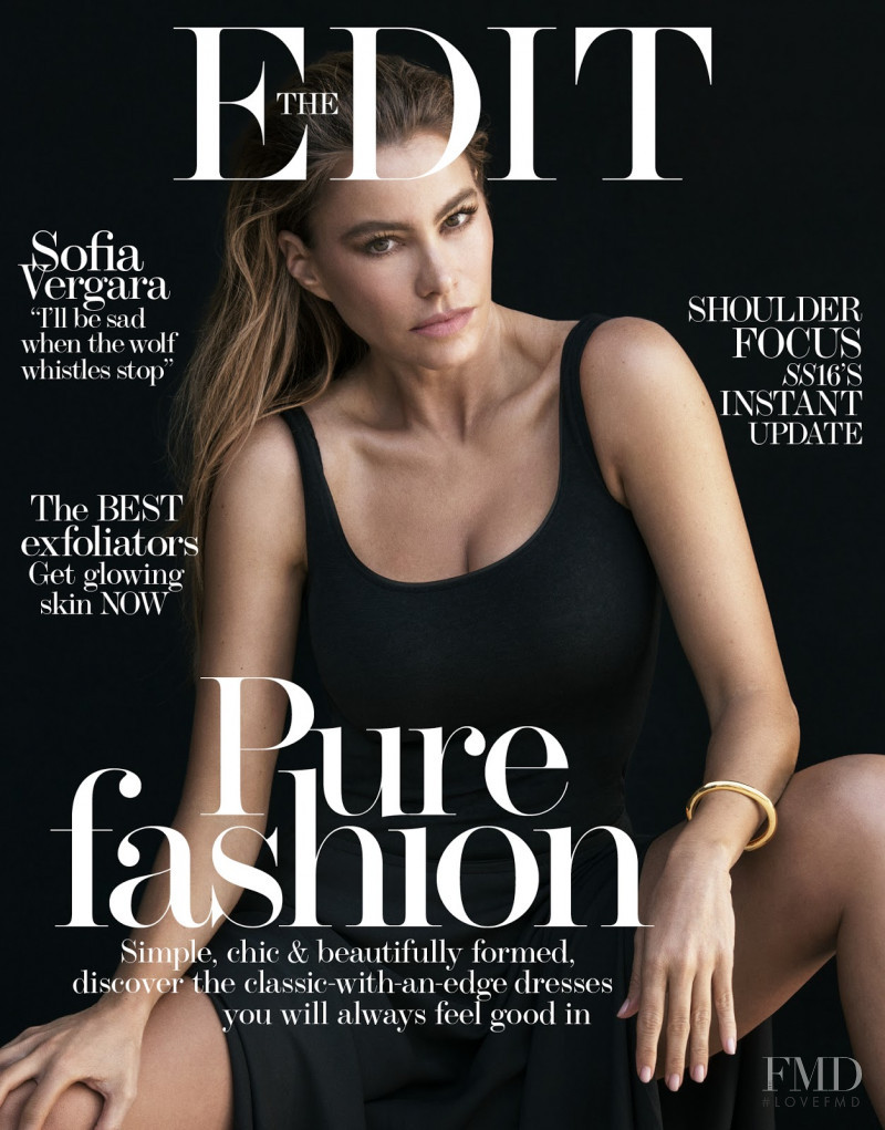 Sofia Vergara featured on the The Edit cover from February 2016