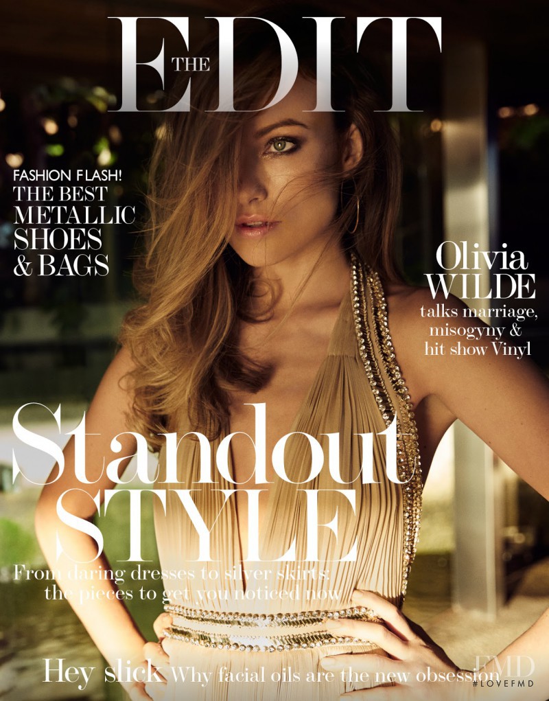 Olivia Wilde featured on the The Edit cover from February 2016