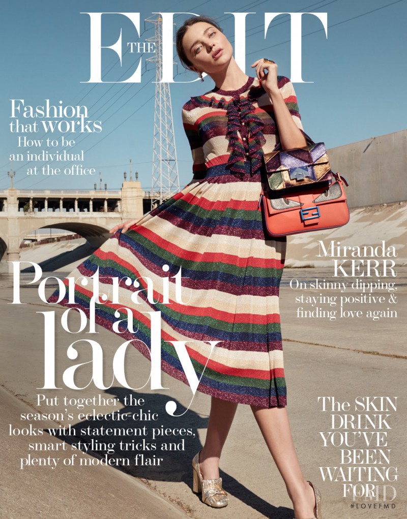 Miranda Kerr featured on the The Edit cover from January 2016