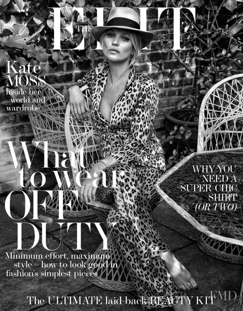Kate Moss featured on the The Edit cover from June 2016