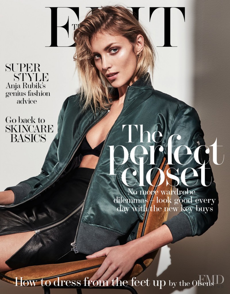 Anja Rubik featured on the The Edit cover from June 2016