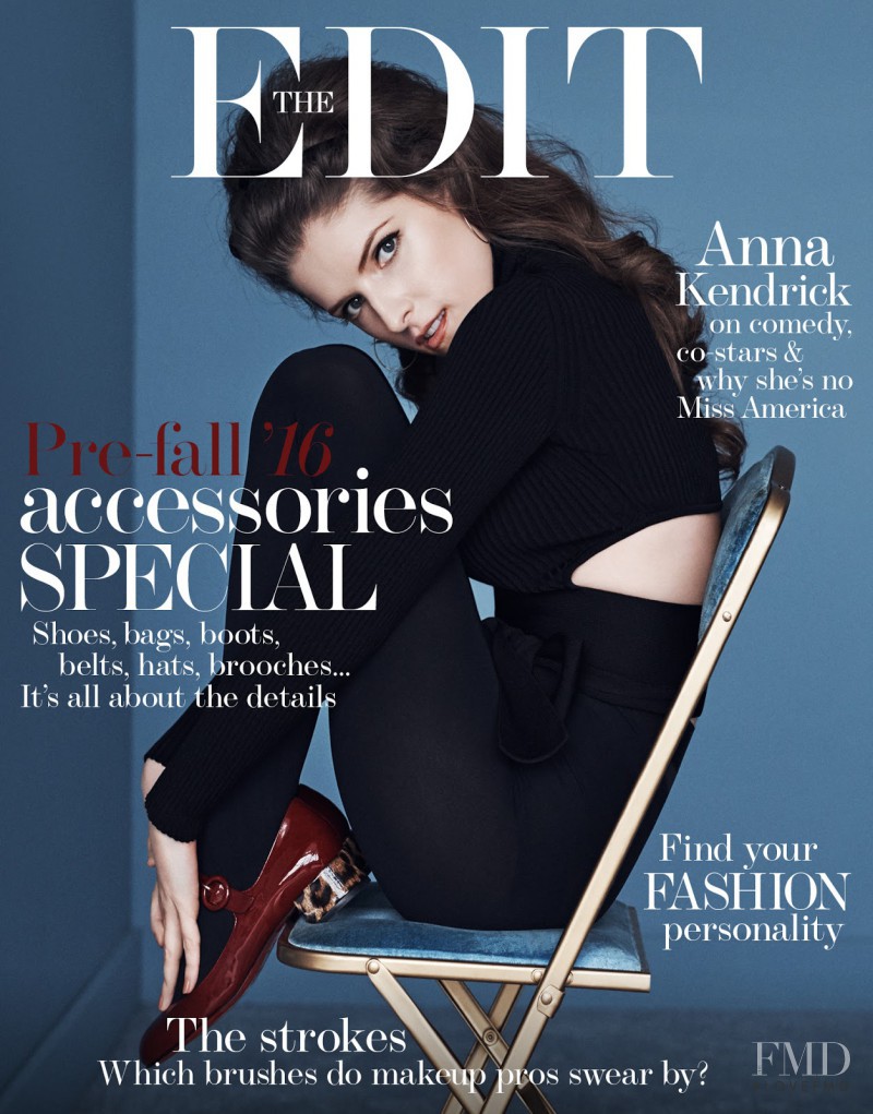 Anna Kendrick featured on the The Edit cover from June 2016