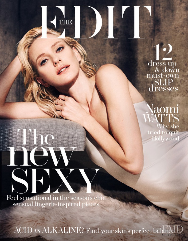 Naomi Watts featured on the The Edit cover from March 2016