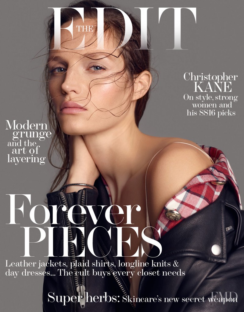 Vivien Solari featured on the The Edit cover from March 2016