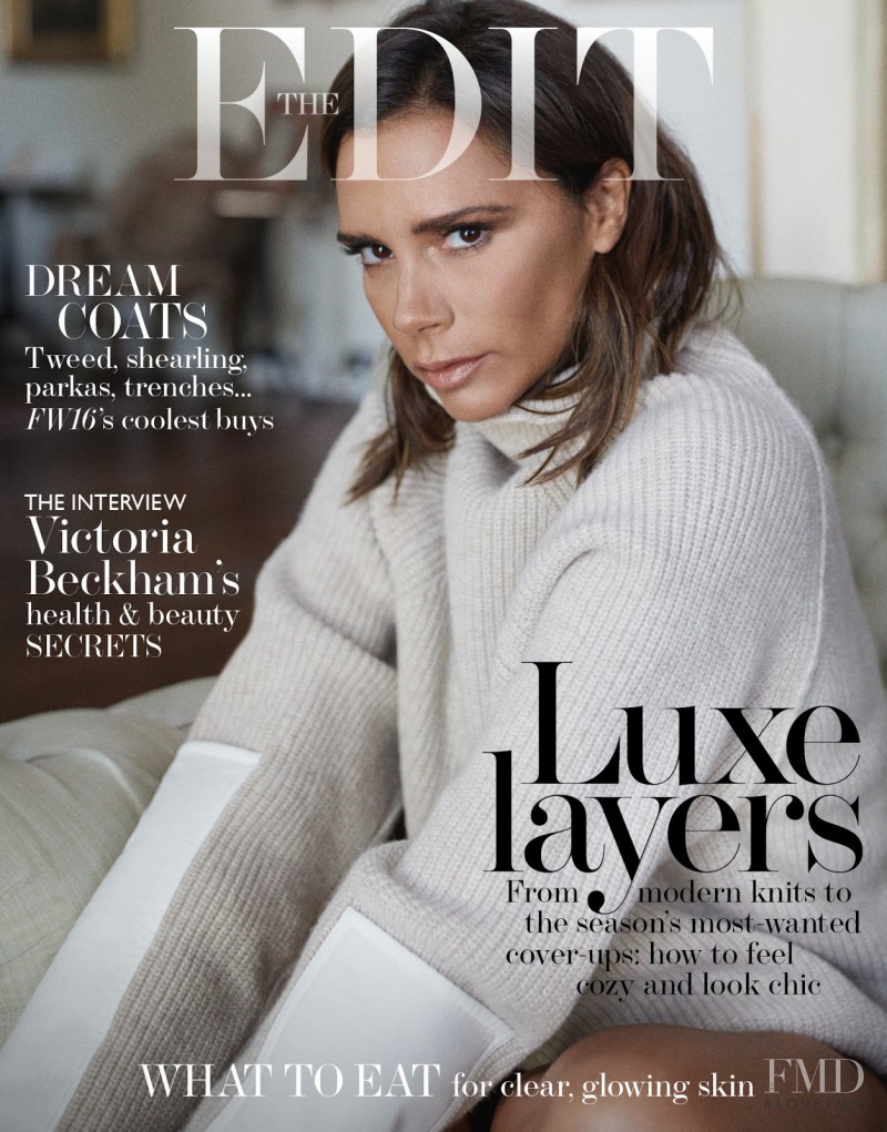 Victoria Beckham featured on the The Edit cover from October 2016