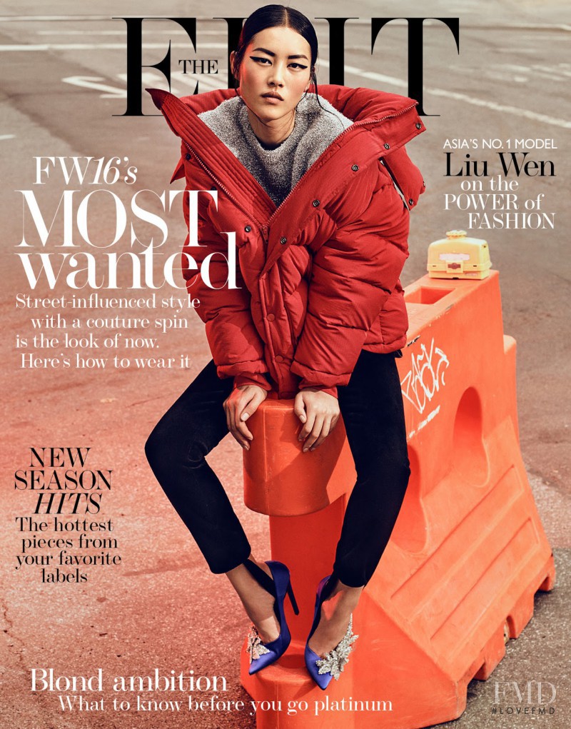 Liu Wen featured on the The Edit cover from September 2016
