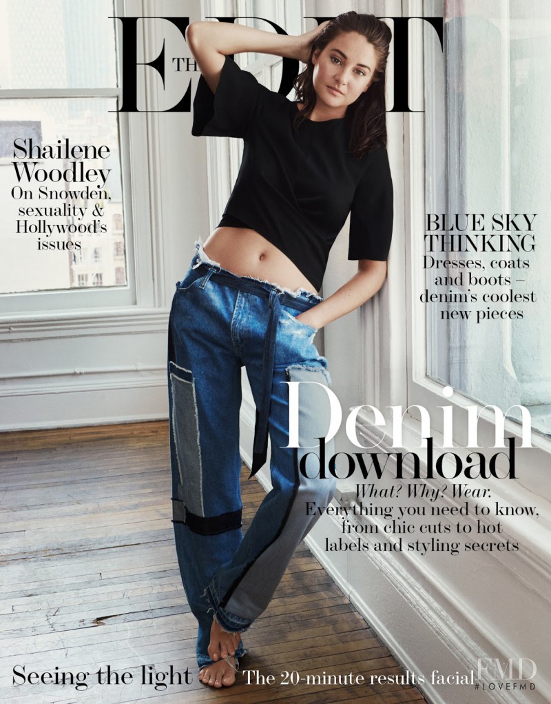 Shailene Woodley featured on the The Edit cover from September 2016