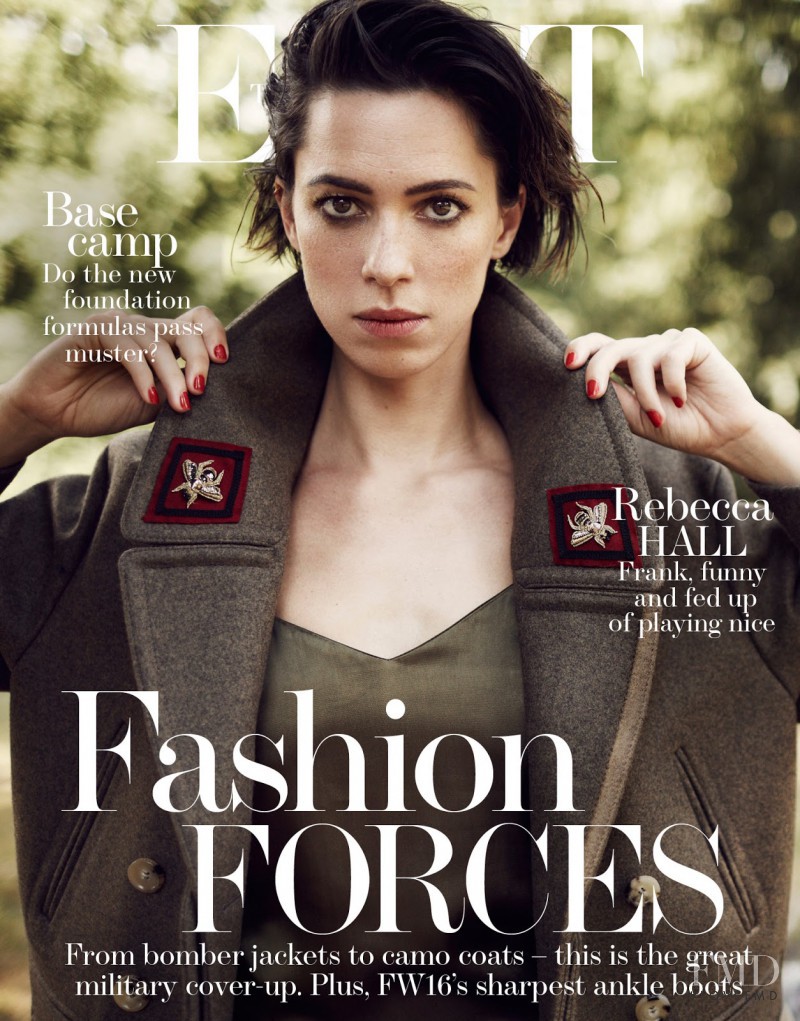 Rebecca Hall featured on the The Edit cover from September 2016
