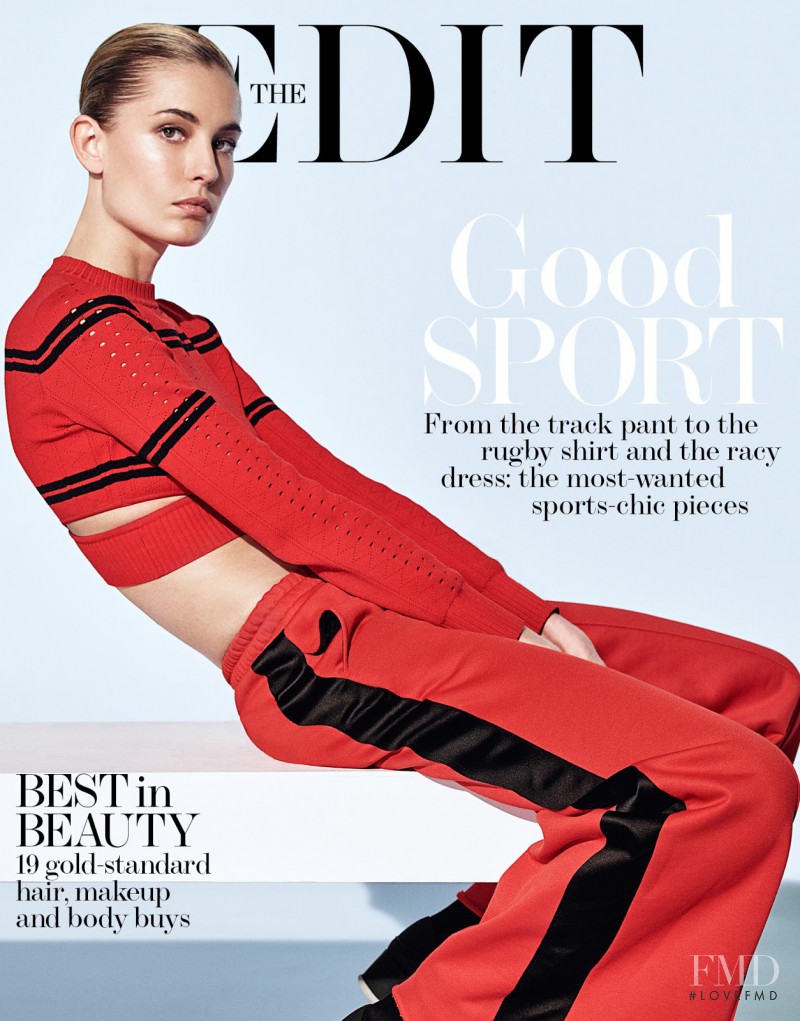 Nadja Bender featured on the The Edit cover from April 2017