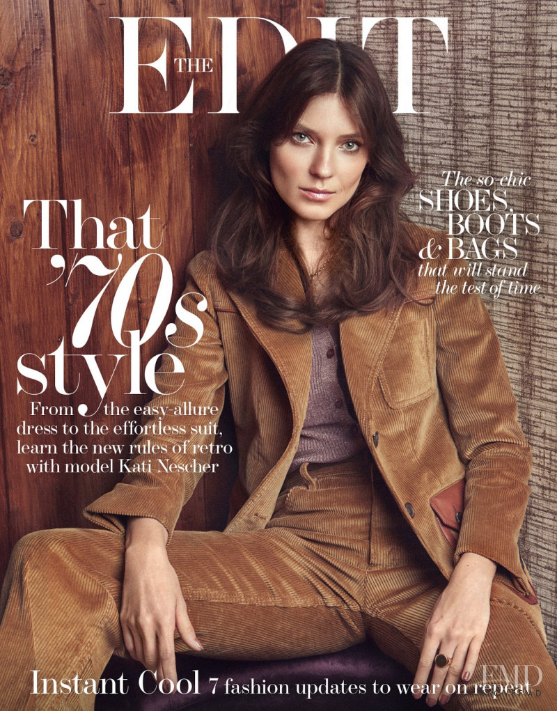 Kati Nescher featured on the The Edit cover from August 2017