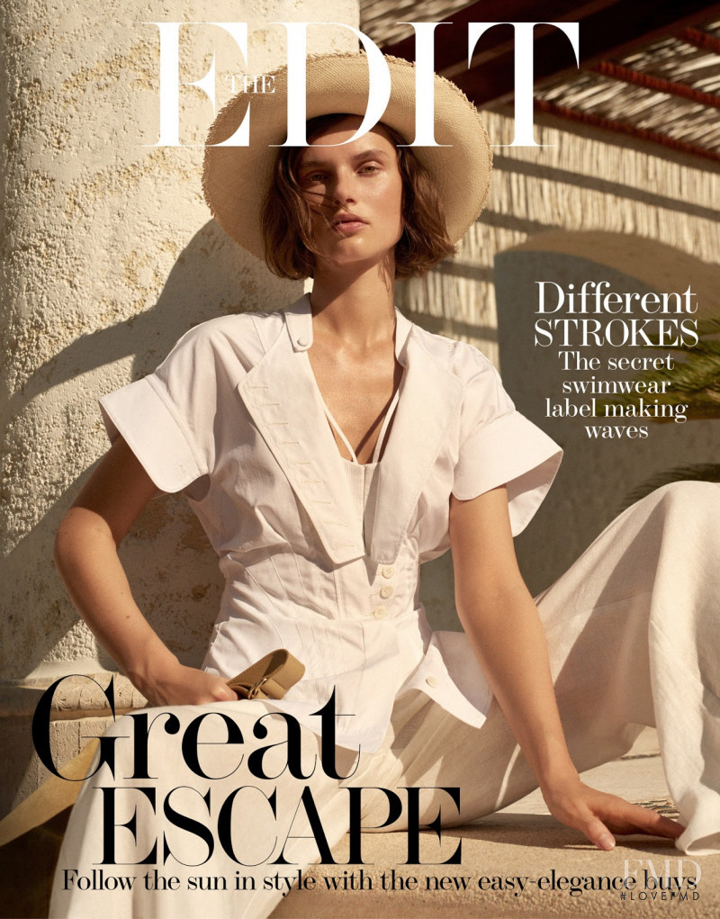 Giedre Dukauskaite featured on the The Edit cover from December 2017