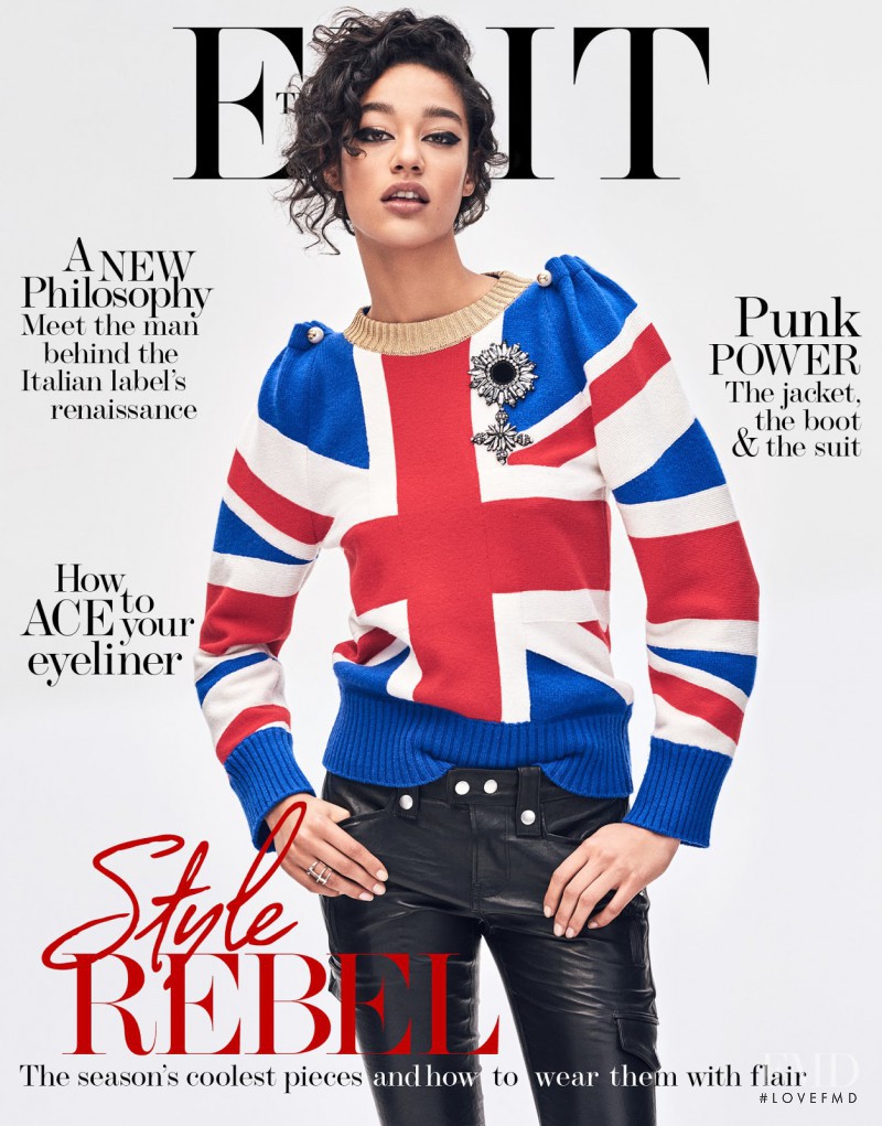 Damaris Goddrie featured on the The Edit cover from January 2017