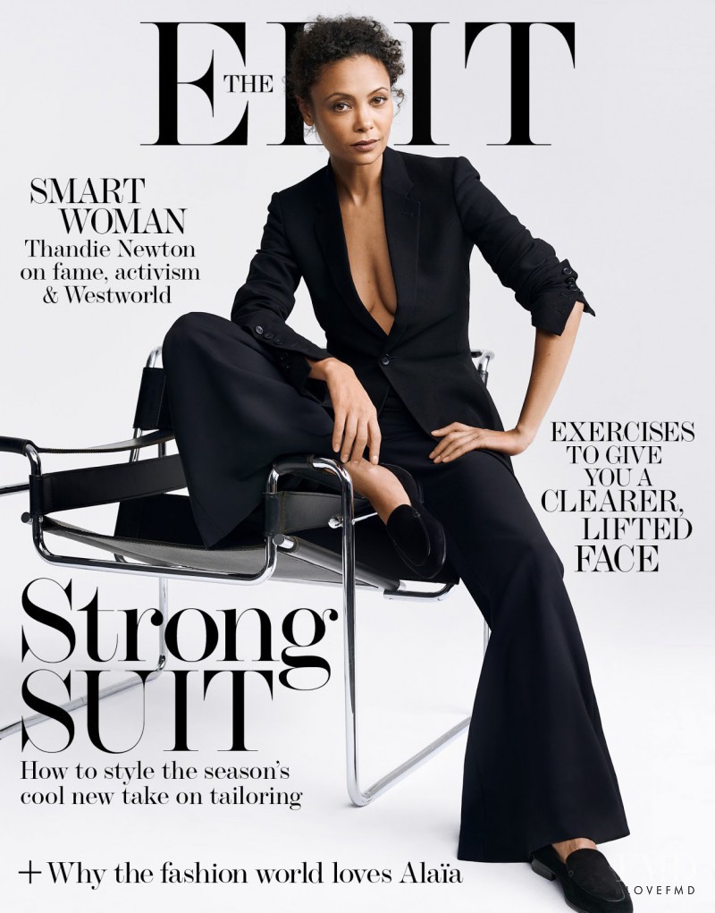 Thandie Newton featured on the The Edit cover from January 2017
