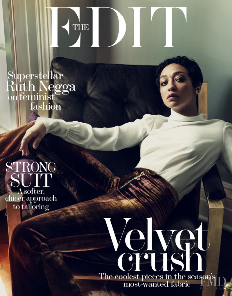 Ruth Negga featured on the The Edit cover from July 2017