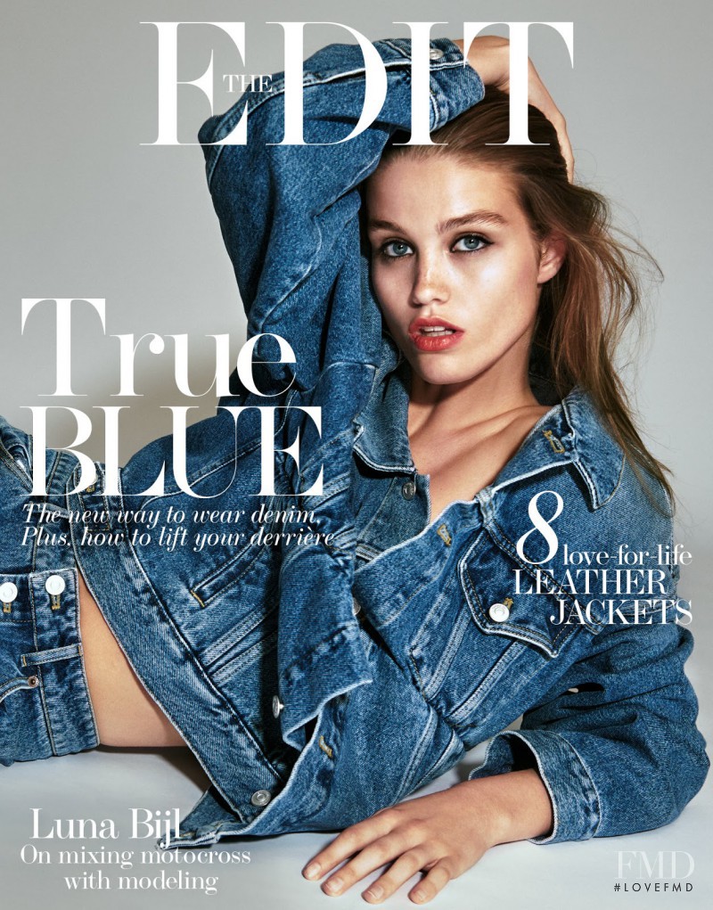 Luna Bijl featured on the The Edit cover from July 2017