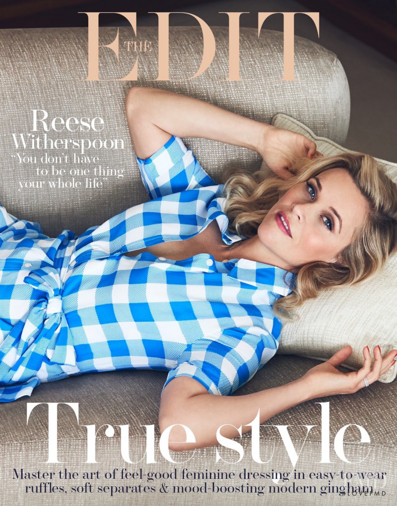 Reese Witherspoon featured on the The Edit cover from June 2017