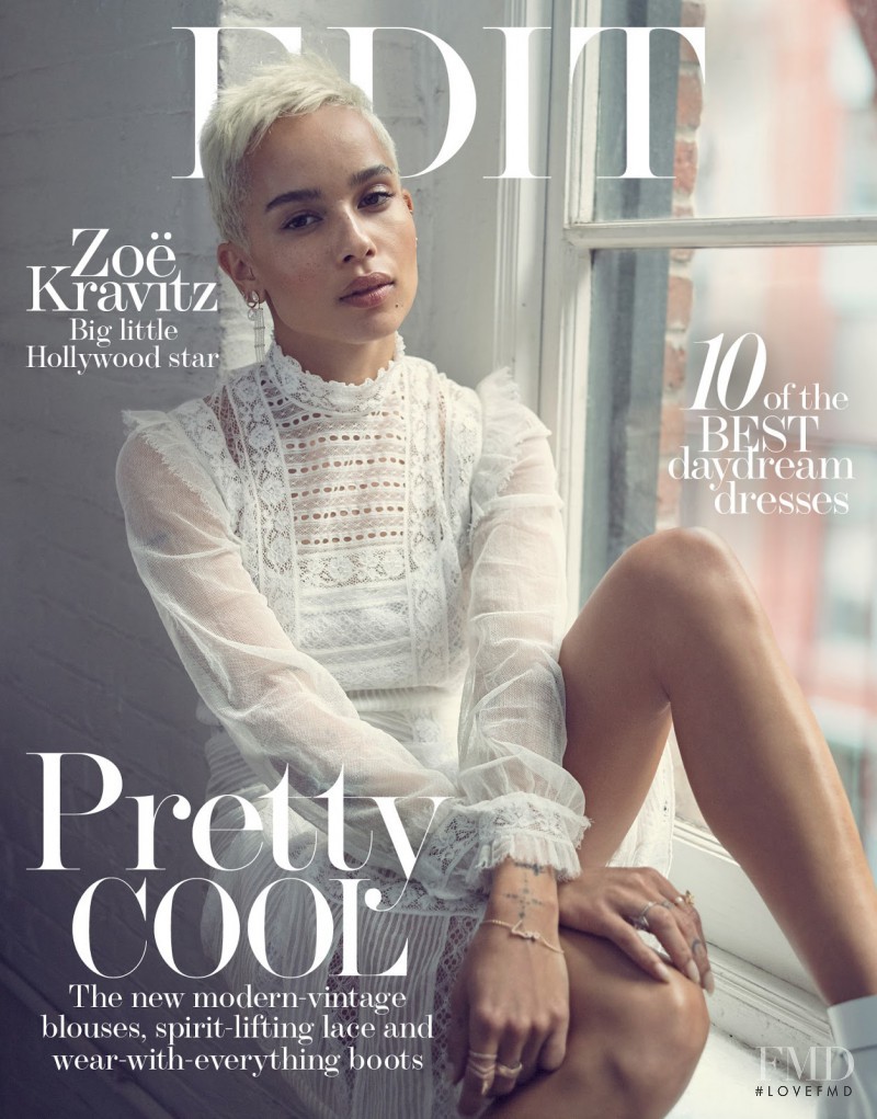 Zoe Kravitz featured on the The Edit cover from June 2017
