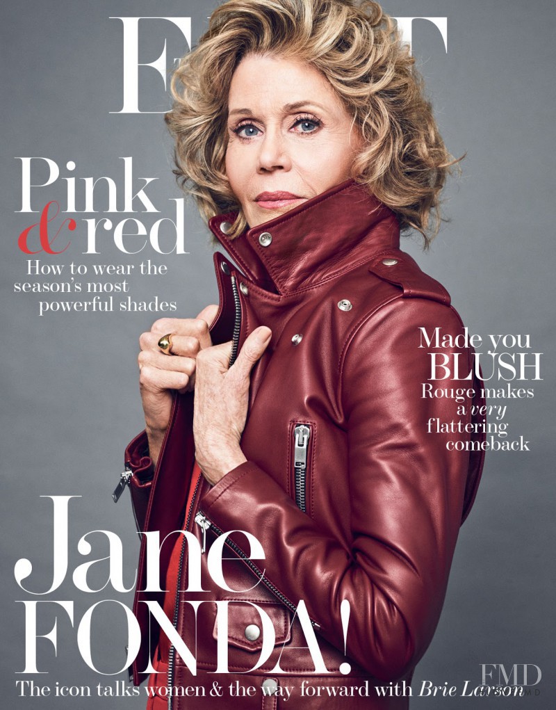 Jane Fonda featured on the The Edit cover from March 2017