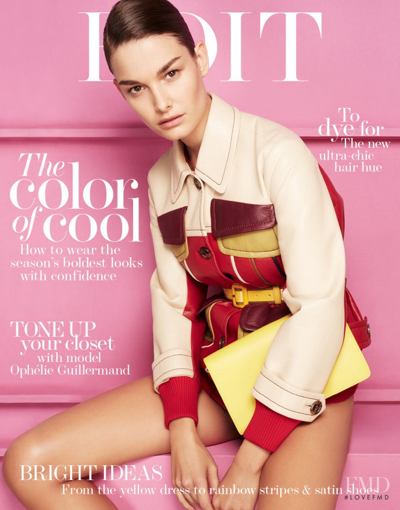 Ophélie Guillermand featured on the The Edit cover from March 2017