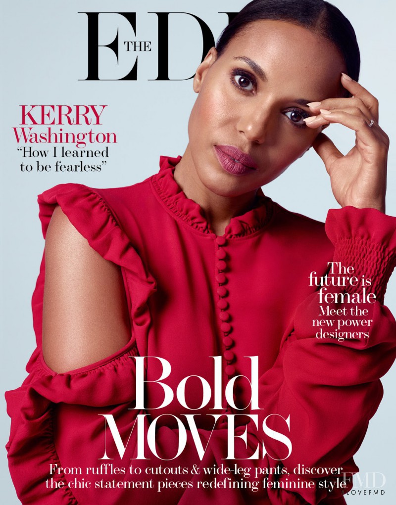 Kerry Washington featured on the The Edit cover from May 2017