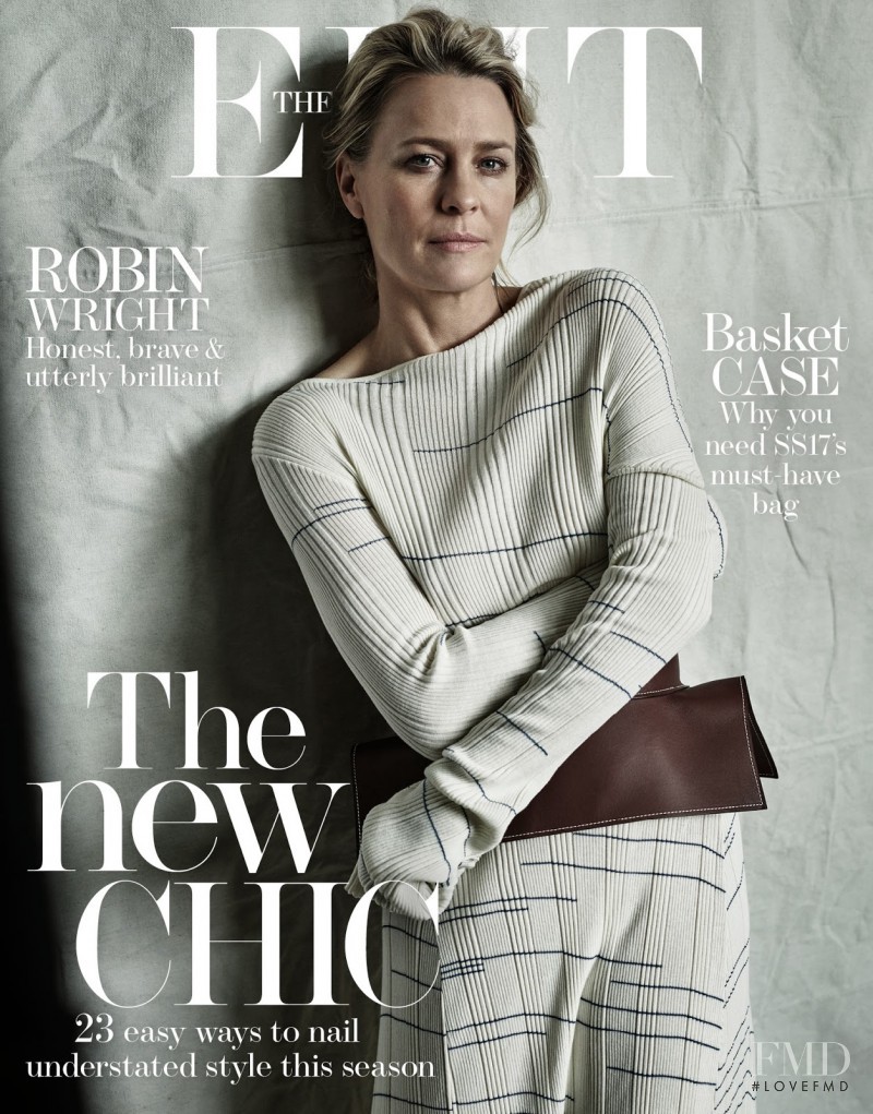 Robin Wright featured on the The Edit cover from May 2017
